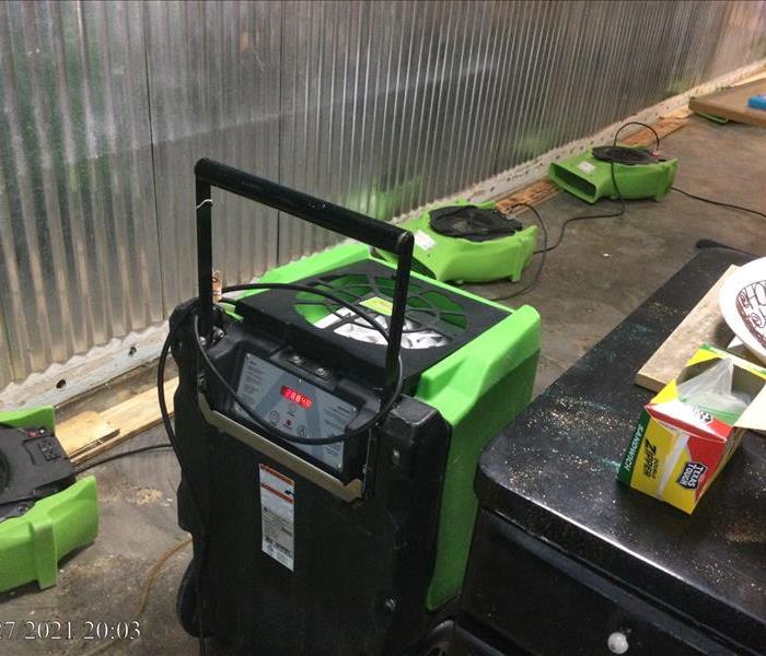 green drying equipment in a commercial property